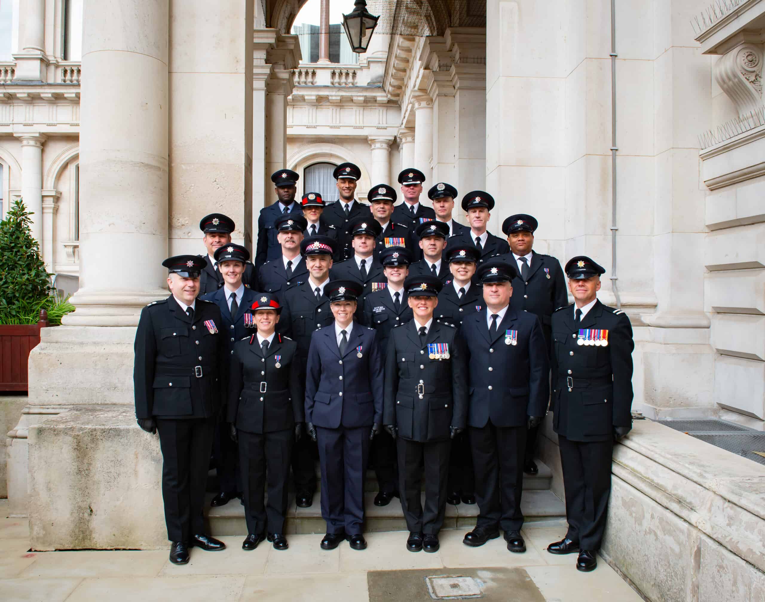 Group of representatives of Fire and Rescue Services from across the UK